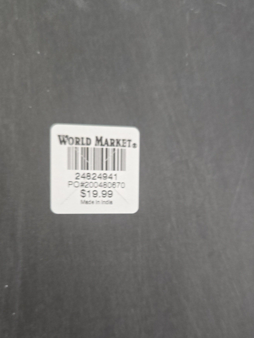 Cost Plus World Market Metal Postal Tray - Dark Gray - Picture 2 of 9